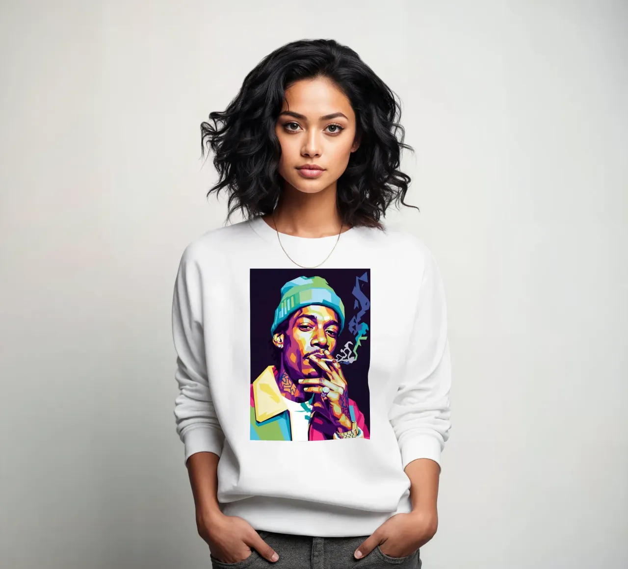 Wiz Khalifa si gode le sigarette #1 felpa da Hantamrata