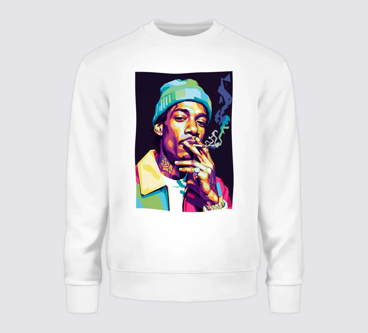 Wiz Khalifa si gode le sigarette #1 felpa da Hantamrata