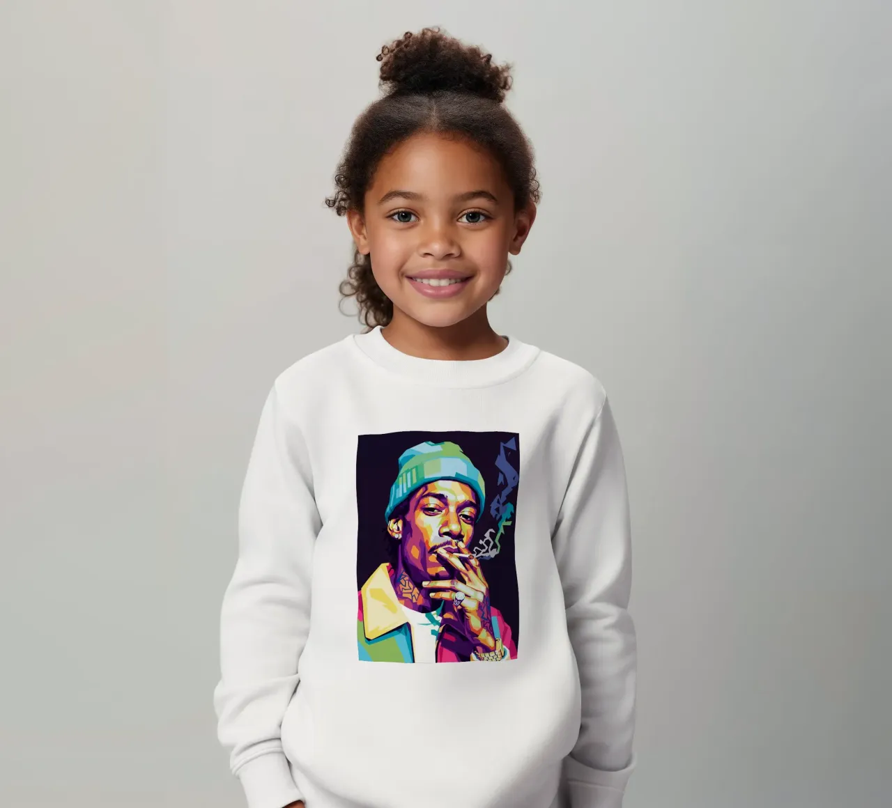 Wiz Khalifa si gode le sigarette #1 felpa bambino da Hantamrata