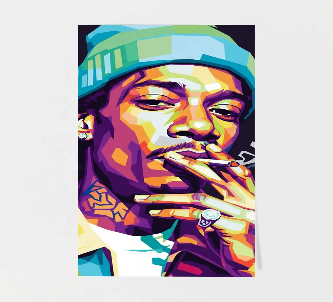 Wiz Khalifa si gode le sigarette #1 foglio adesivo da Hantamrata