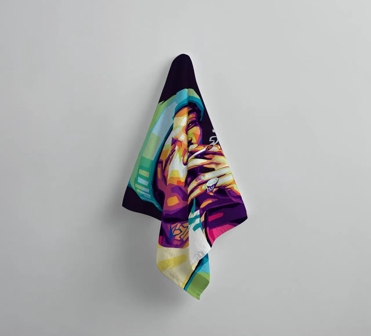 Wiz Khalifa si gode le sigarette #1 asciugamano da bagno da Hantamrata