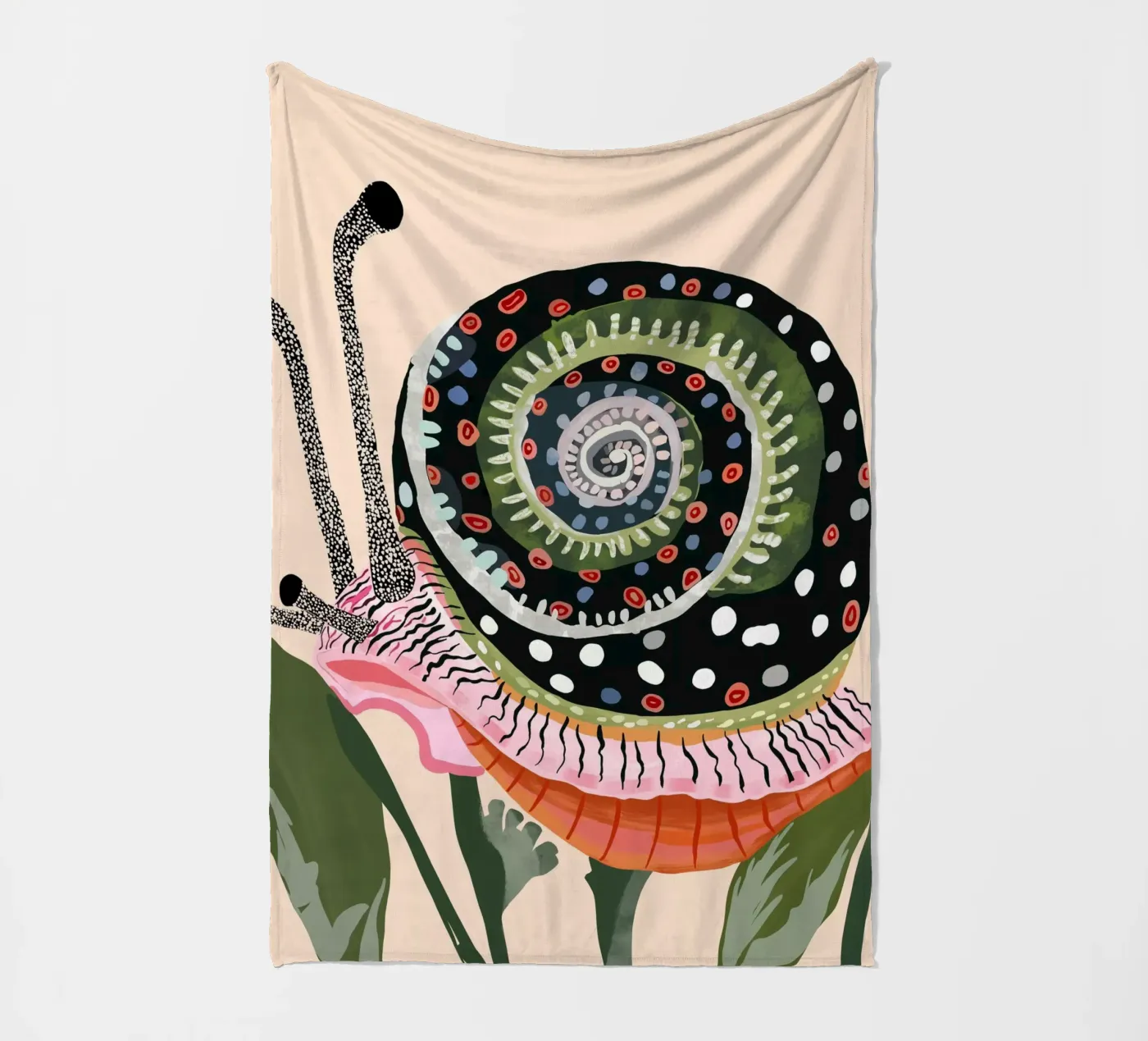 Garden Explorer fleece blanket by ArtsySesta