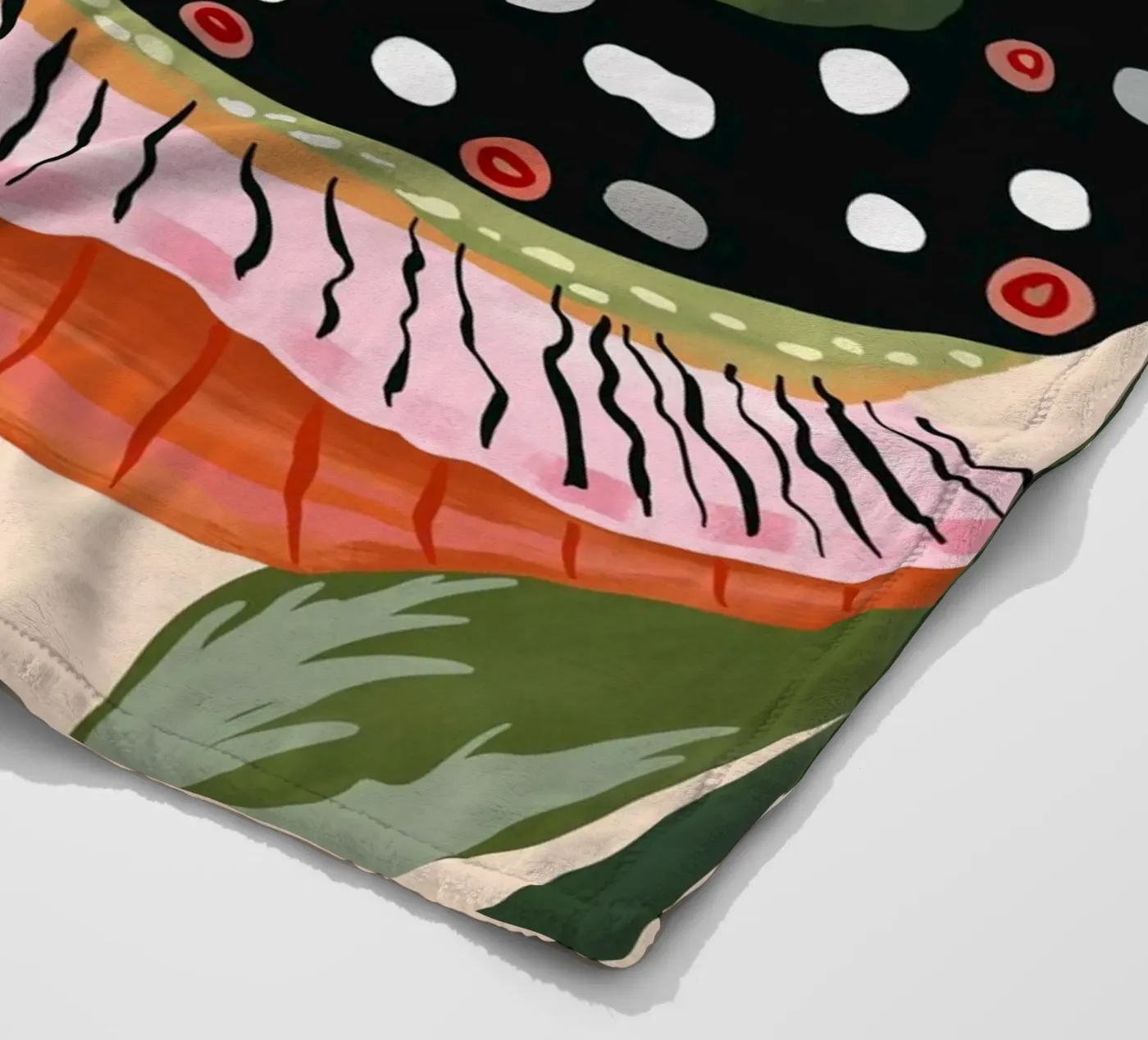 Garden Explorer fleece blanket by ArtsySesta