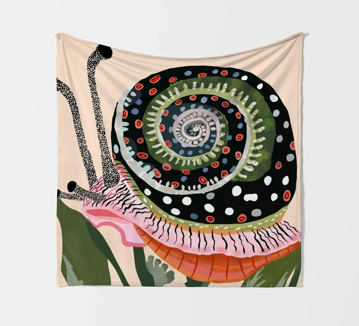 Garden Explorer fleece blanket by ArtsySesta
