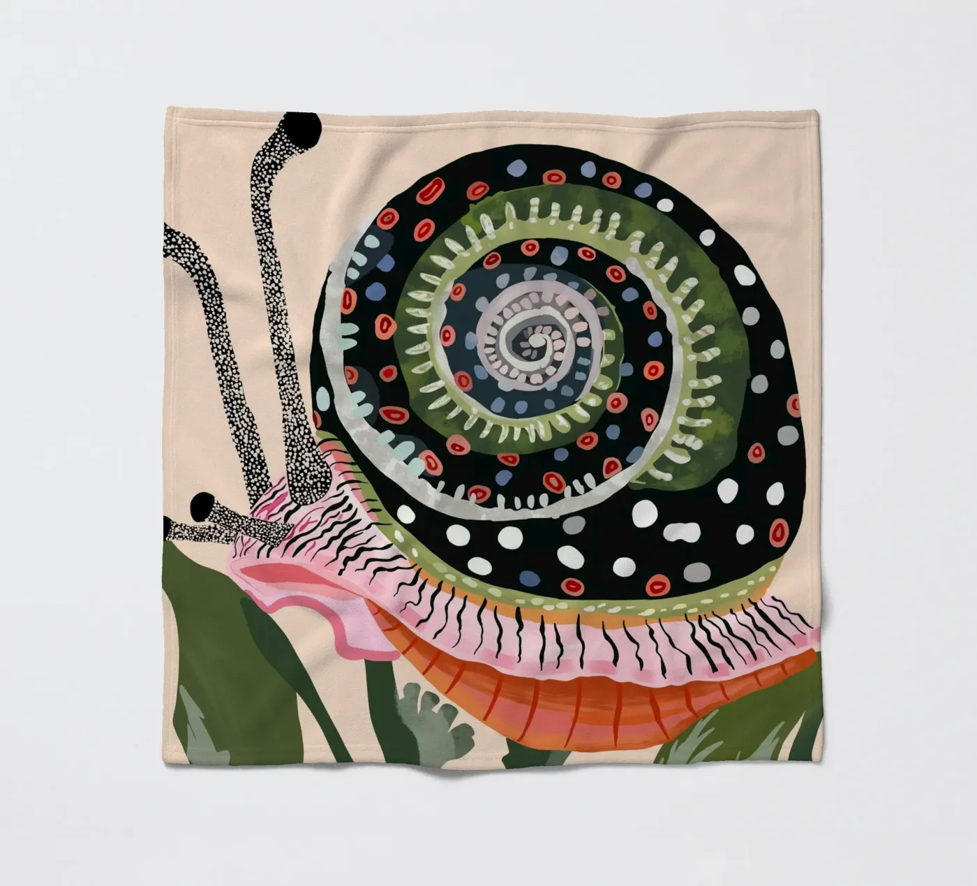 Garden Explorer fleece blanket by ArtsySesta
