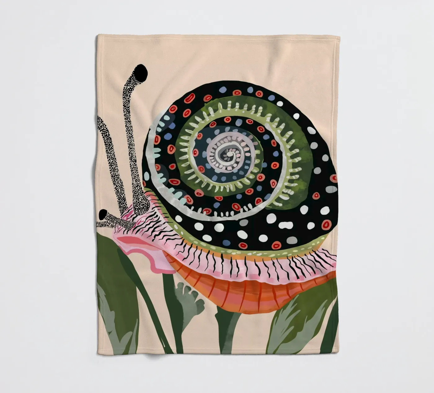 Garden Explorer fleece blanket by ArtsySesta