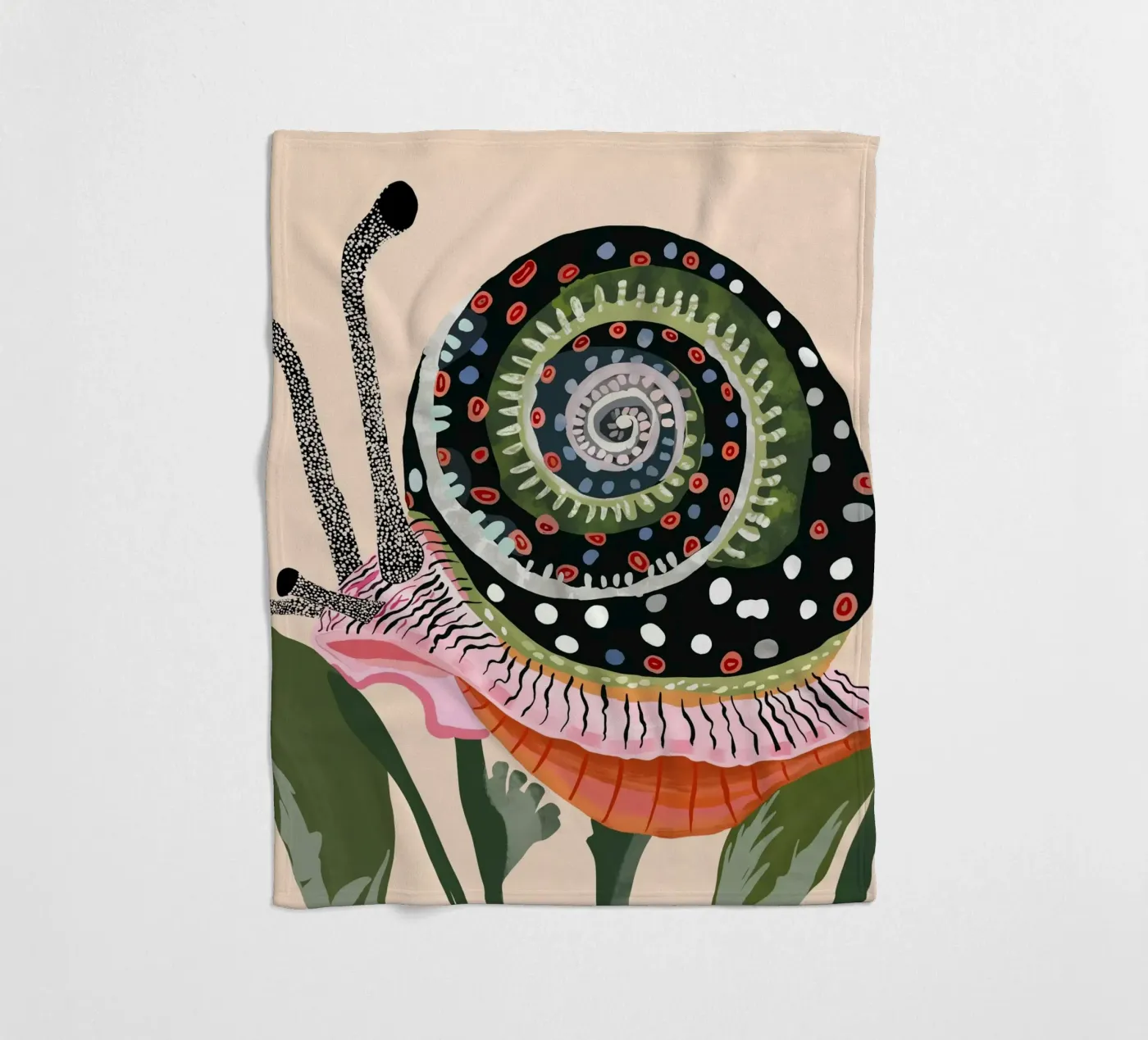Garden Explorer fleece blanket by ArtsySesta