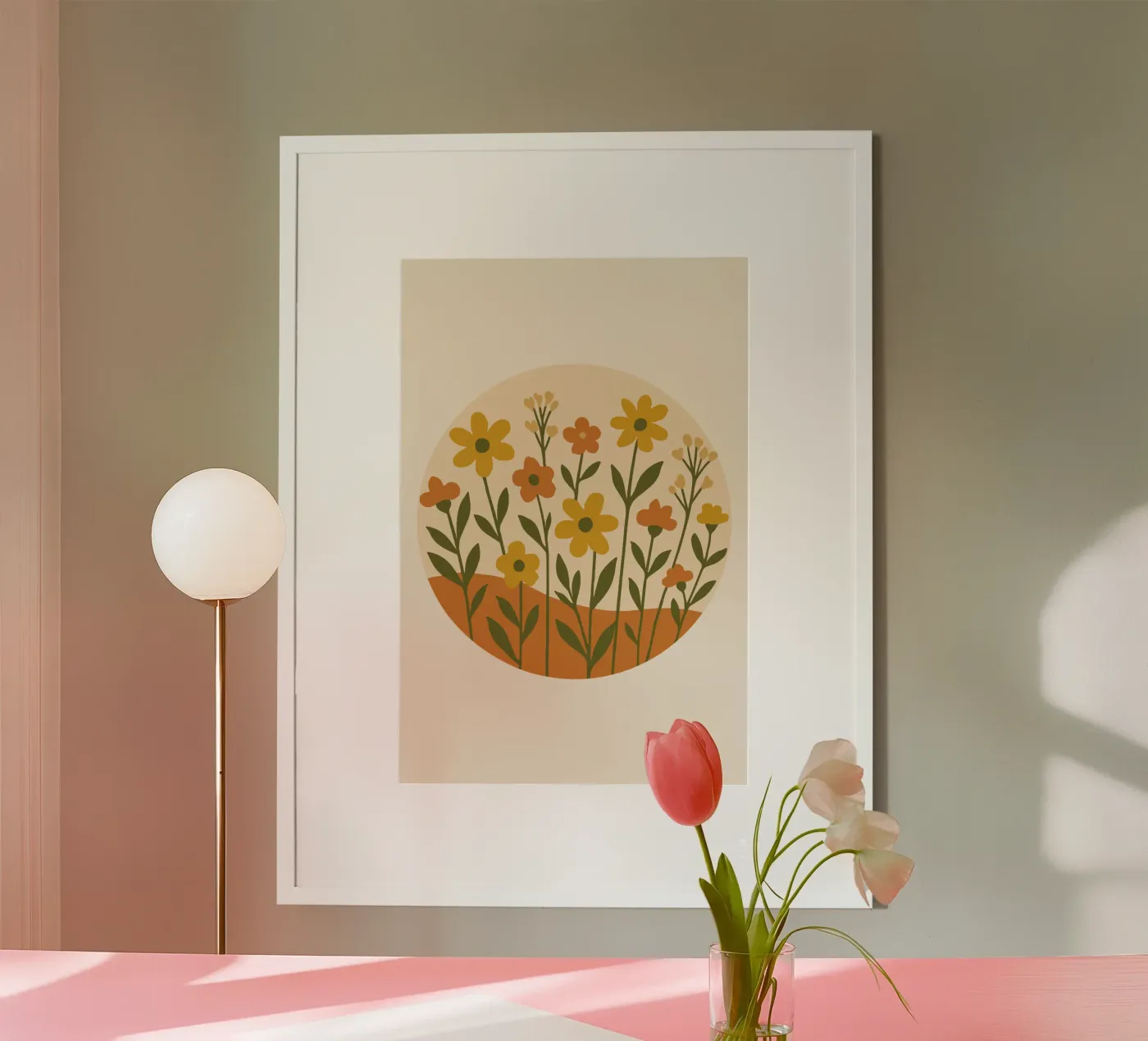 Wildflower Circle poster by LisaArtes