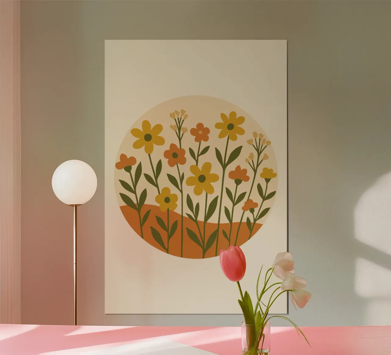 Wildflower Circle poster da LisaArtes