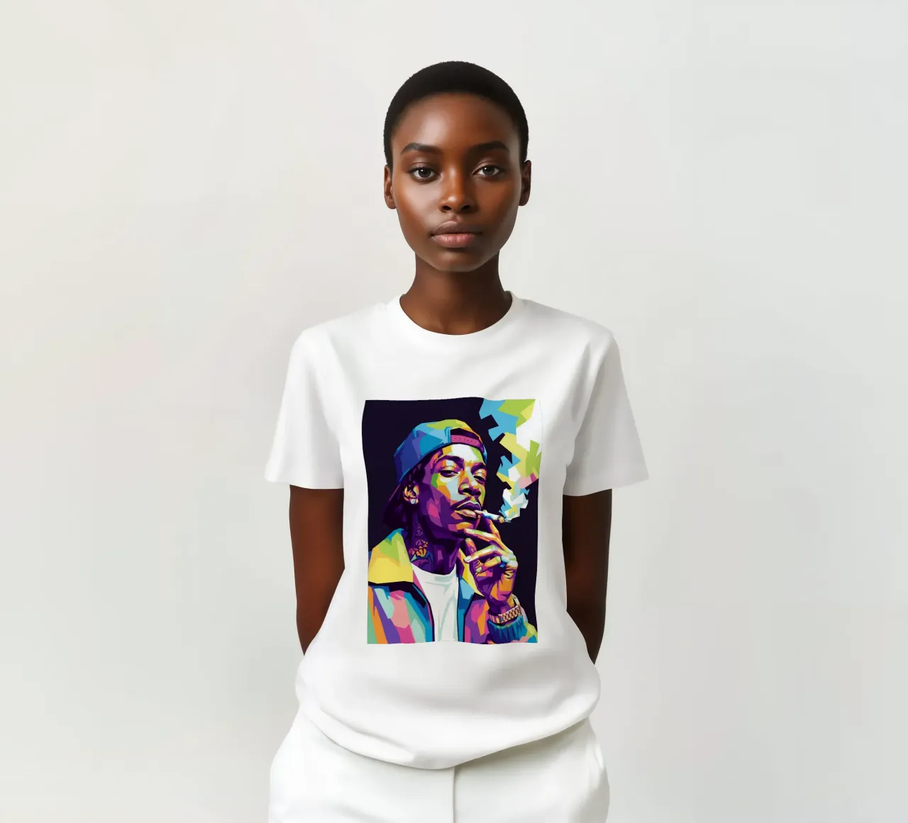 Wiz Khalifa si gode le sigarette #2 t-shirt da Hantamrata
