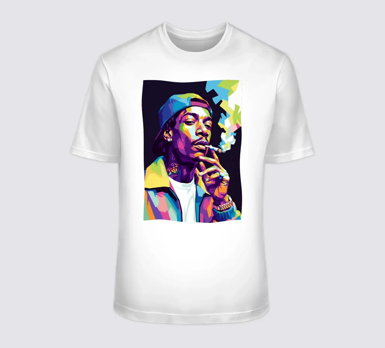 Wiz Khalifa si gode le sigarette #2 t-shirt da Hantamrata