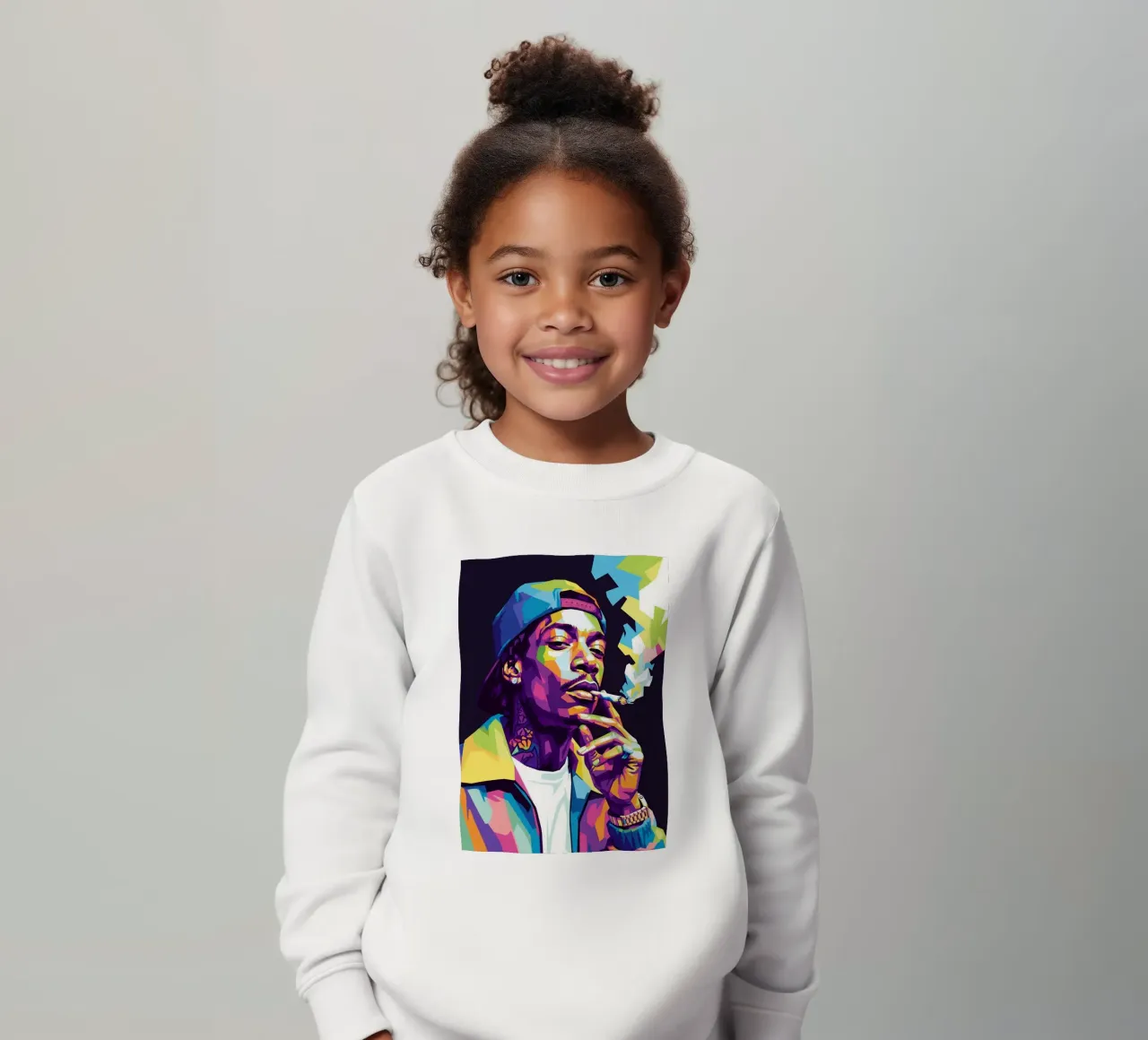 Wiz Khalifa si gode le sigarette #2 felpa bambino da Hantamrata
