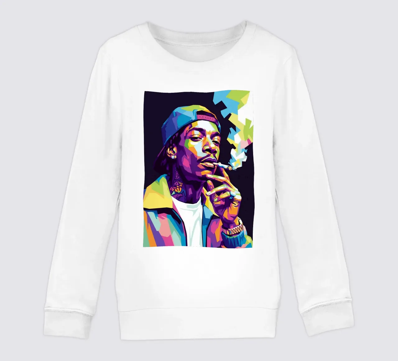 Wiz Khalifa si gode le sigarette #2 felpa bambino da Hantamrata