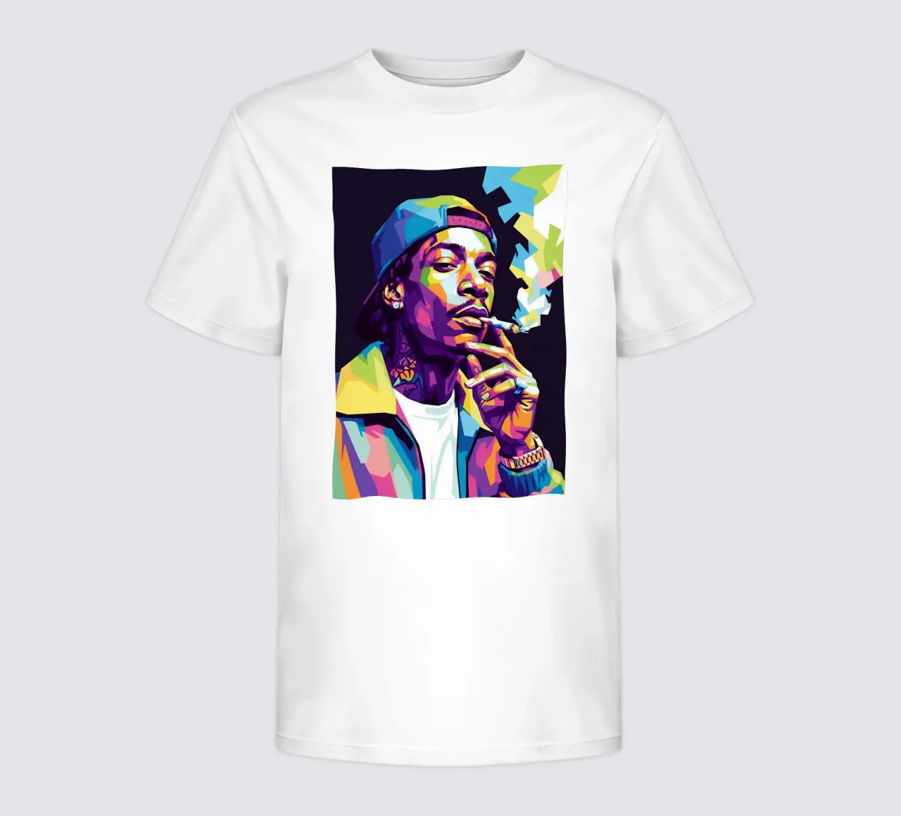 Wiz Khalifa si gode le sigarette #2 t-shirt bambini da Hantamrata