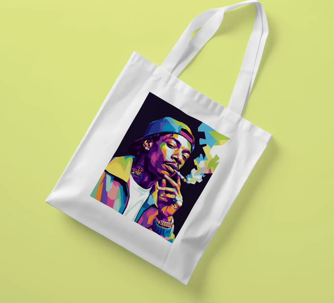 Wiz Khalifa si gode le sigarette #2 borsa in juta da Hantamrata