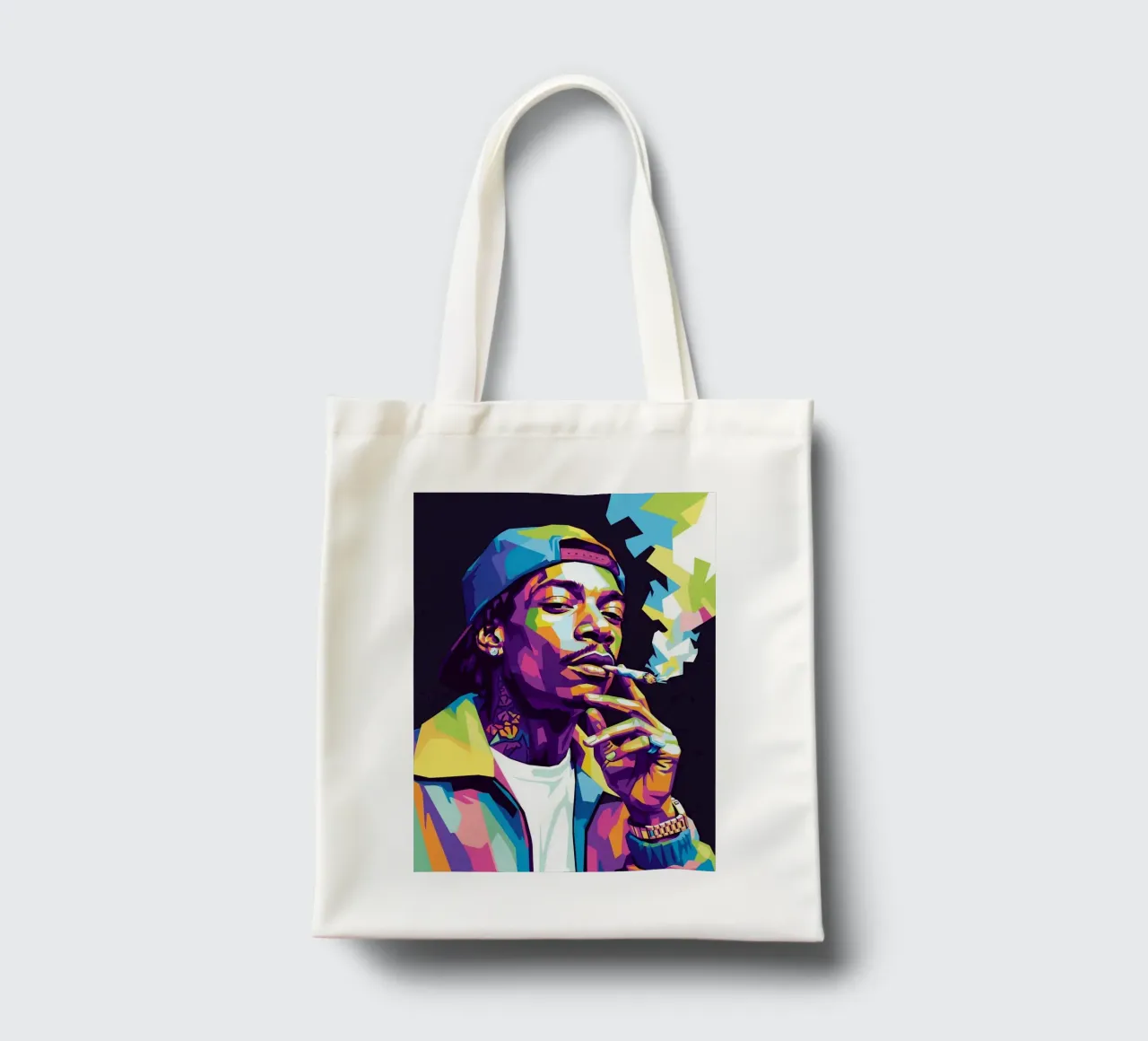 Wiz Khalifa si gode le sigarette #2 borsa in juta da Hantamrata