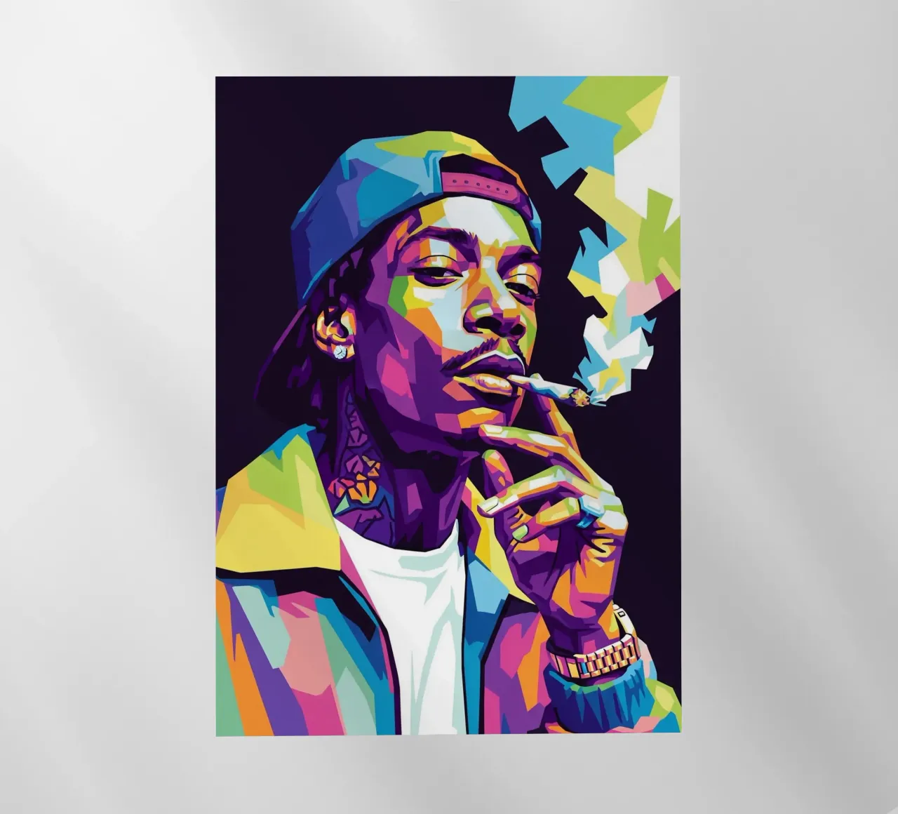 Wiz Khalifa si gode le sigarette #2 pellicola backlit da Hantamrata