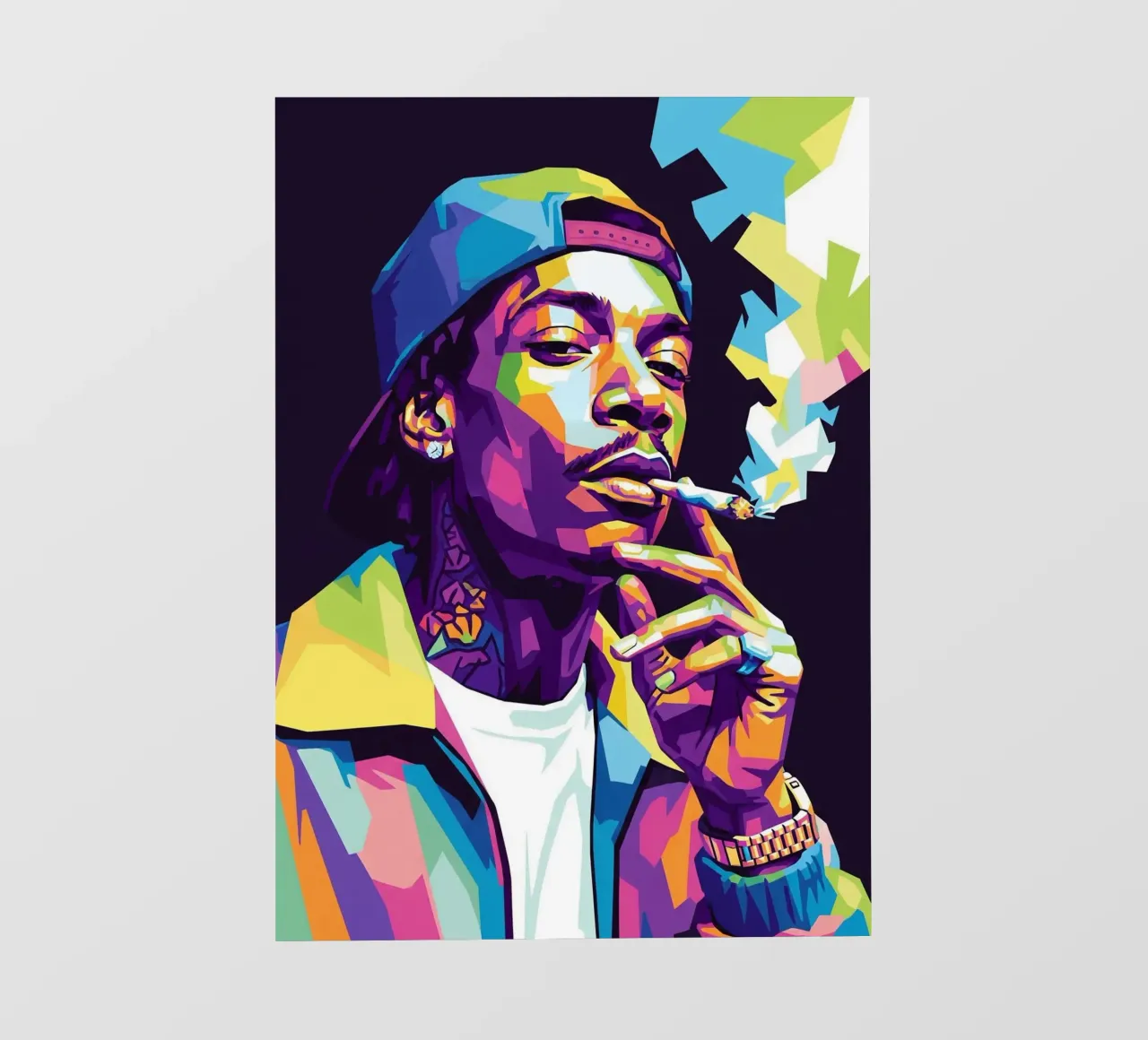 Wiz Khalifa si gode le sigarette #2 pellicola backlit da Hantamrata