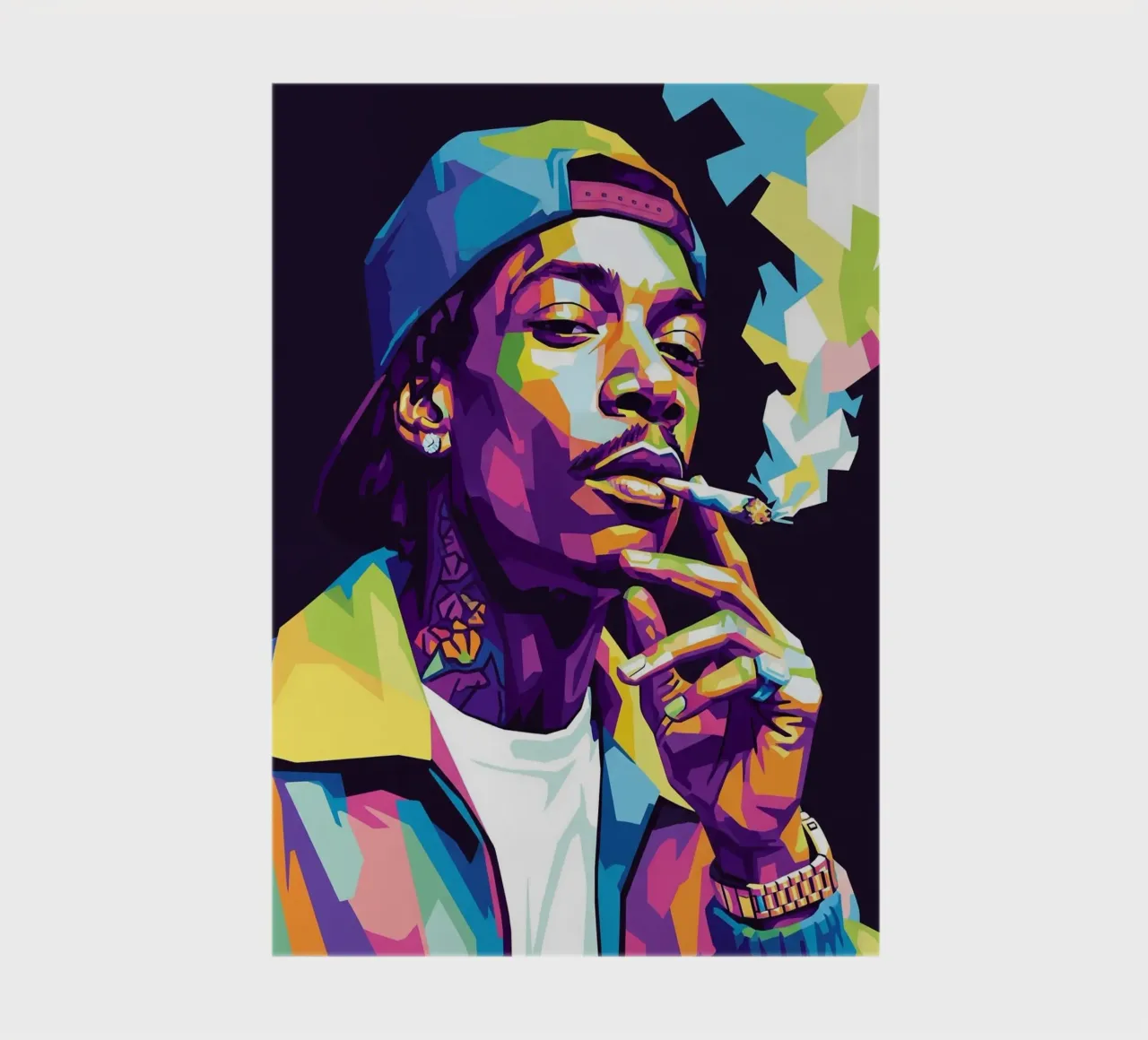 Wiz Khalifa enjoy the cigarettes #2 notebook by Hantamrata