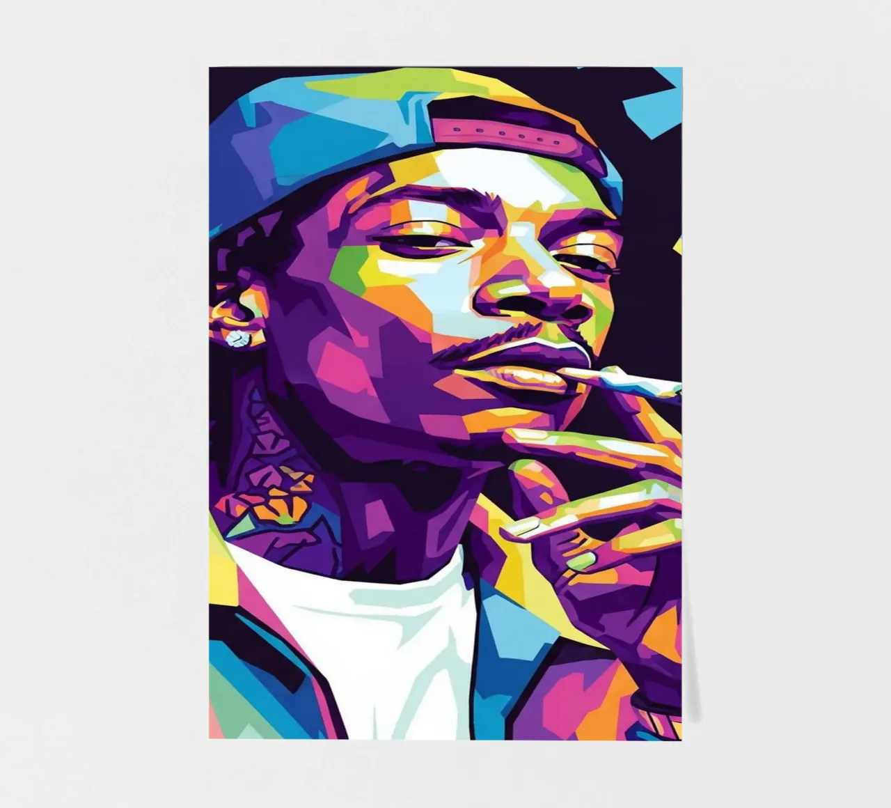 Wiz Khalifa si gode le sigarette #2 foglio adesivo da Hantamrata