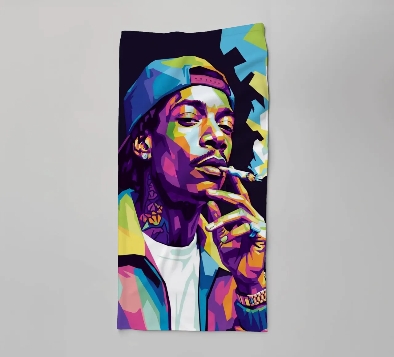 Wiz Khalifa si gode le sigarette #2 asciugamano da bagno da Hantamrata