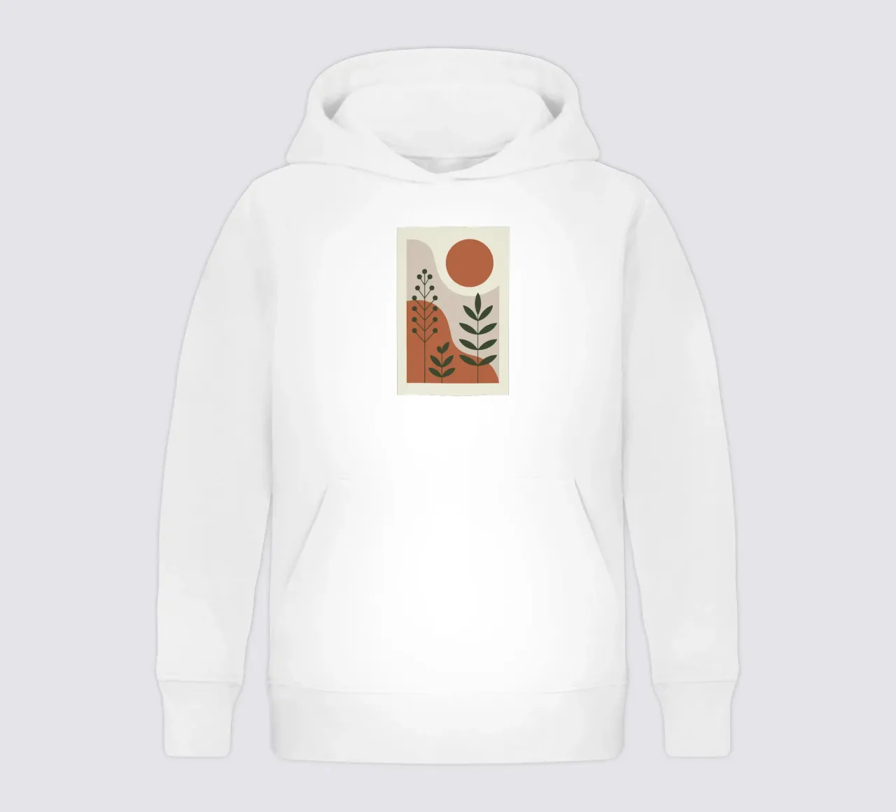 Abstract Forest Lines felpa bambino con cappuccio da LisaArtes