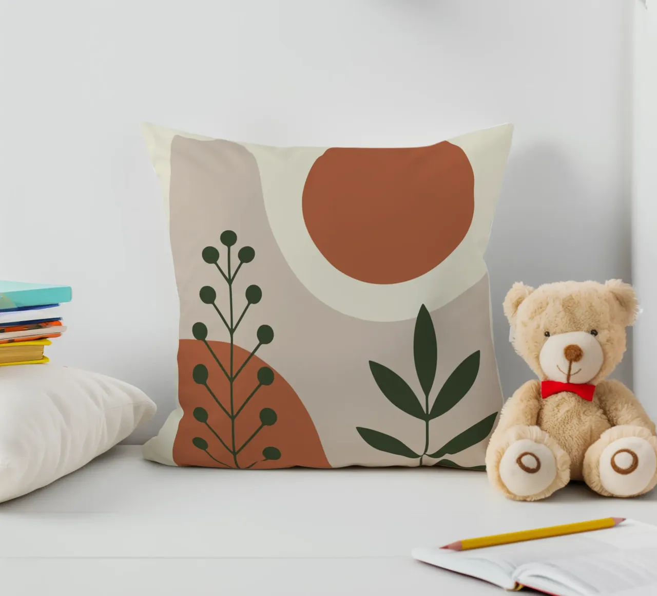 Abstract Forest Lines cuscino da LisaArtes