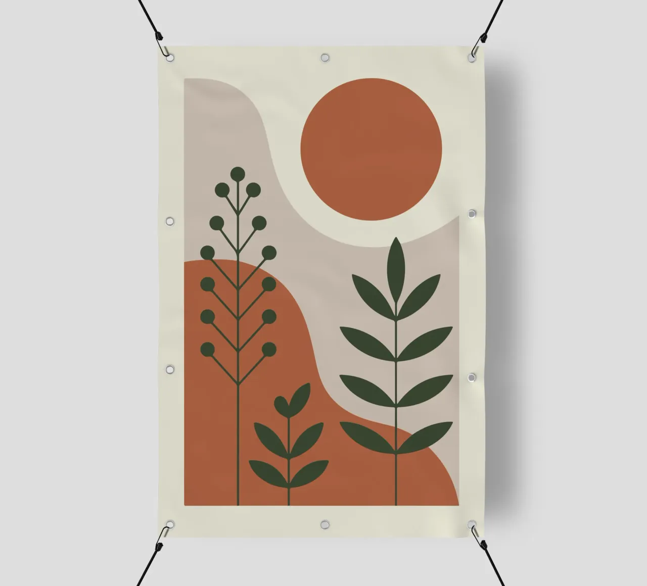 Abstract Forest Lines telo in pvc da LisaArtes