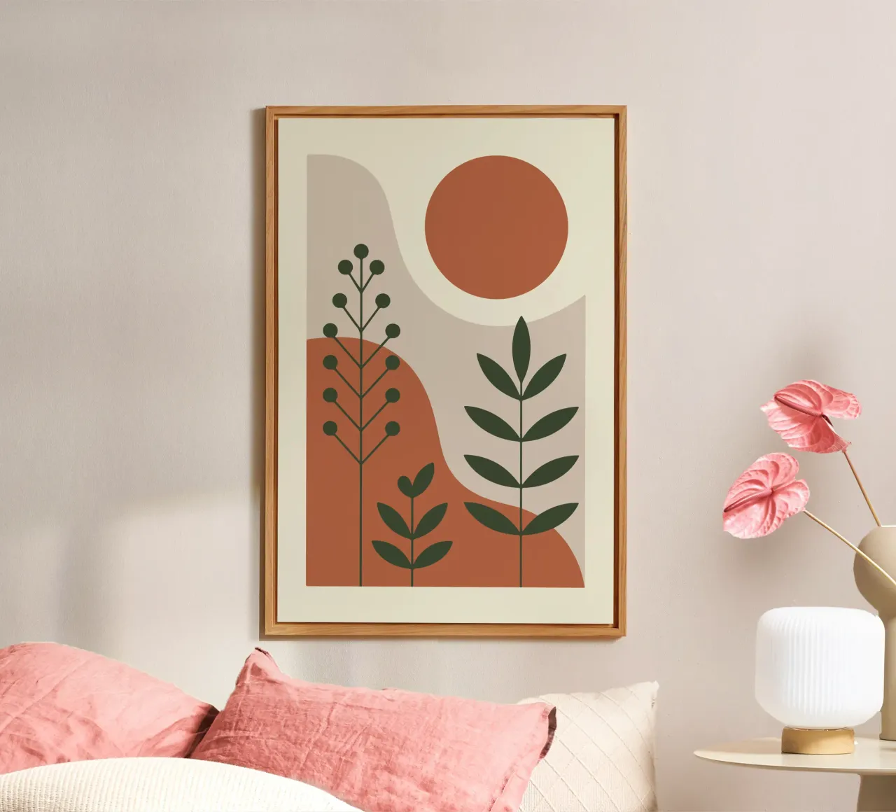 Abstract Forest Lines alluminio dibond da LisaArtes