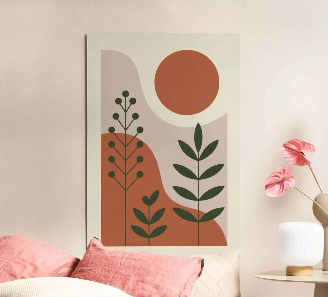 Abstract Forest Lines alluminio dibond da LisaArtes