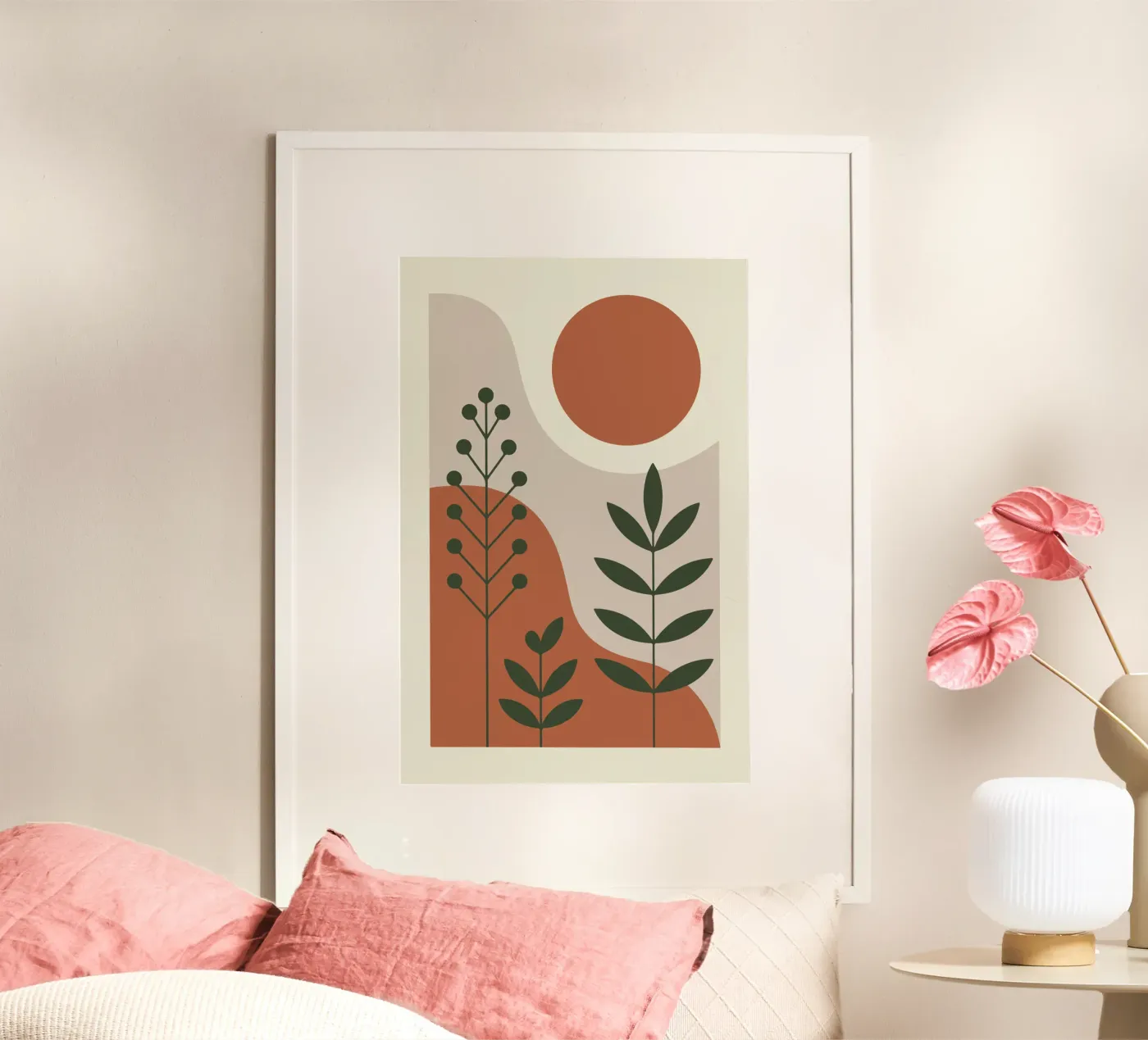 Abstract Forest Lines poster da LisaArtes