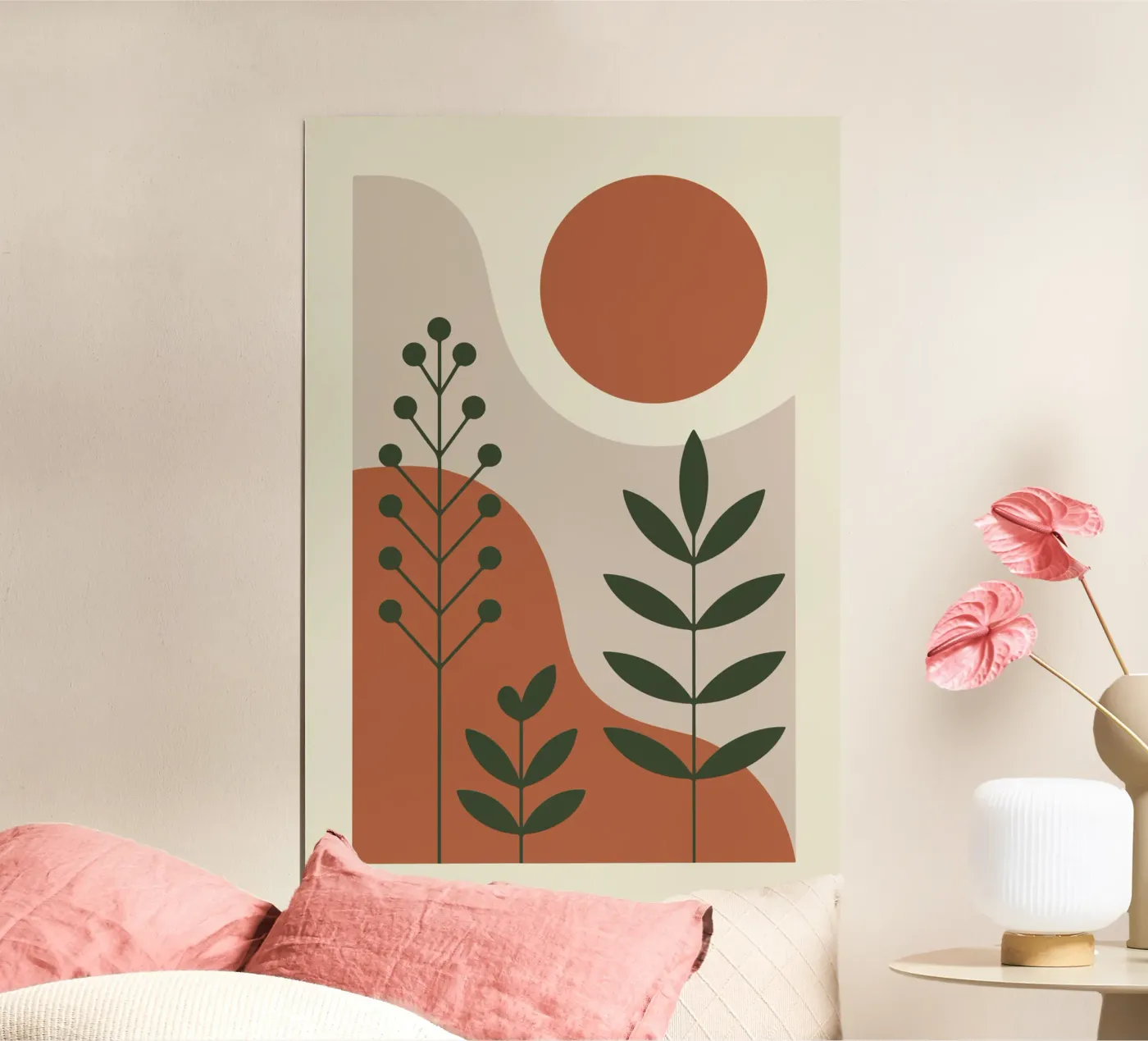 Abstract Forest Lines poster da LisaArtes