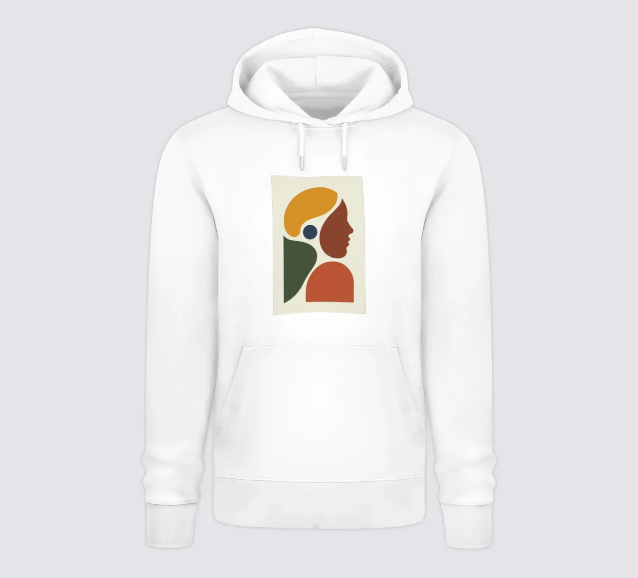 Abstract Silhouette felpa con cappuccio da LisaArtes