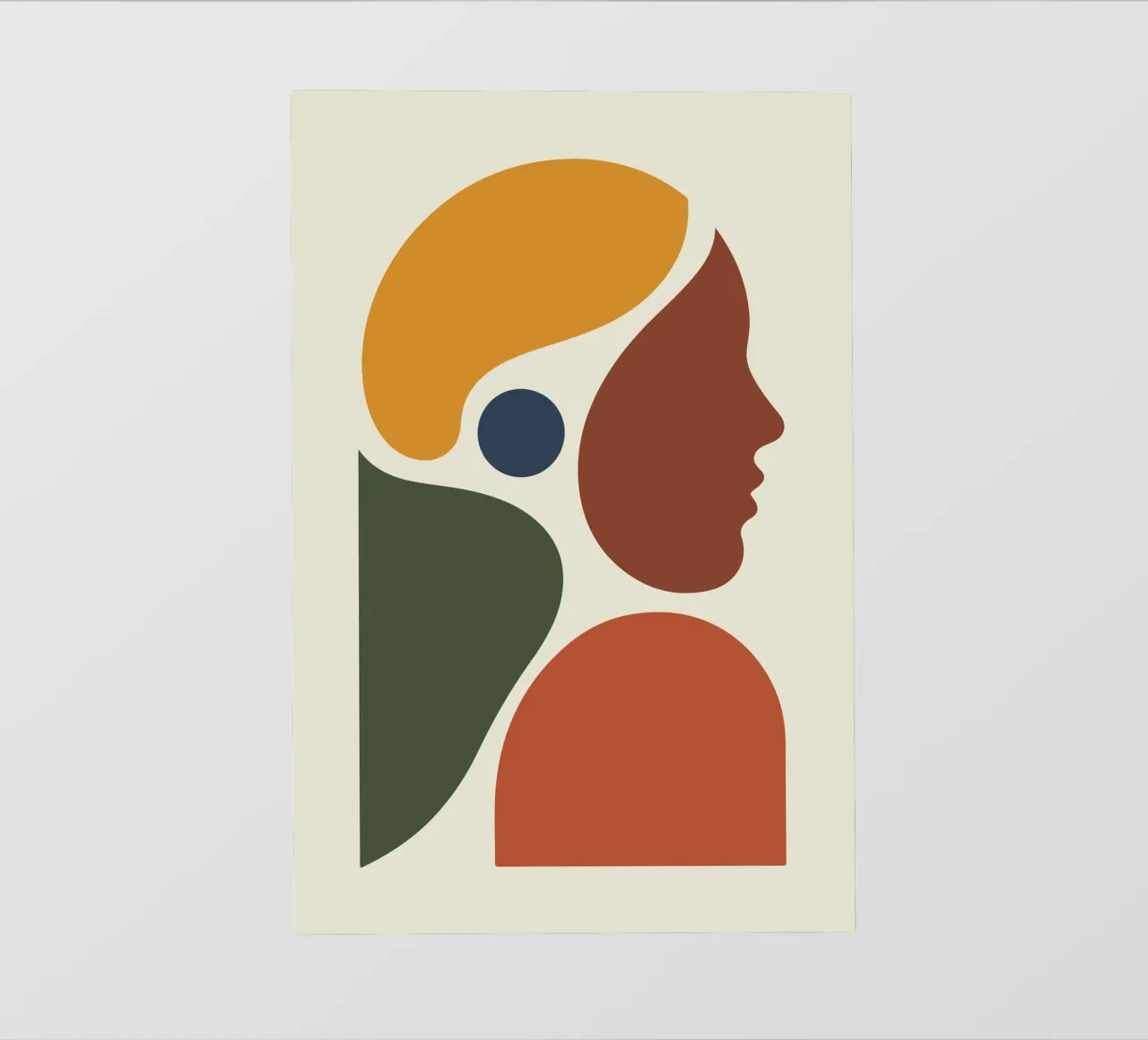 Abstract Silhouette telo in pvc da LisaArtes