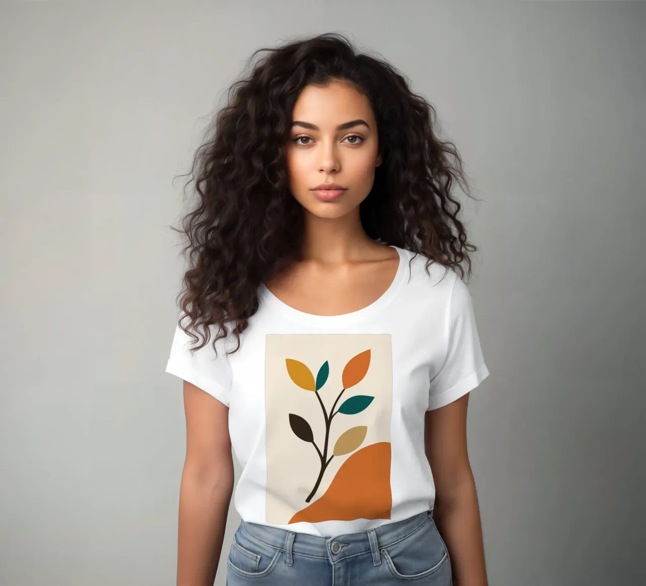 Abstract Tree Branch t-shirt da donna da LisaArtes