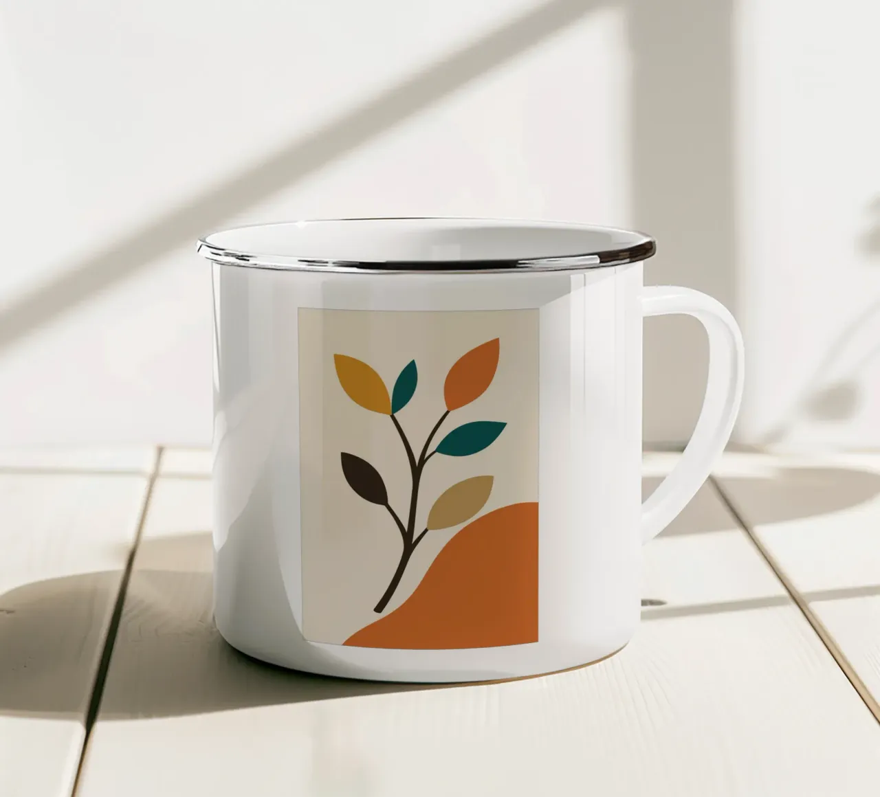 Abstract Tree Branch tazza in smalto da LisaArtes