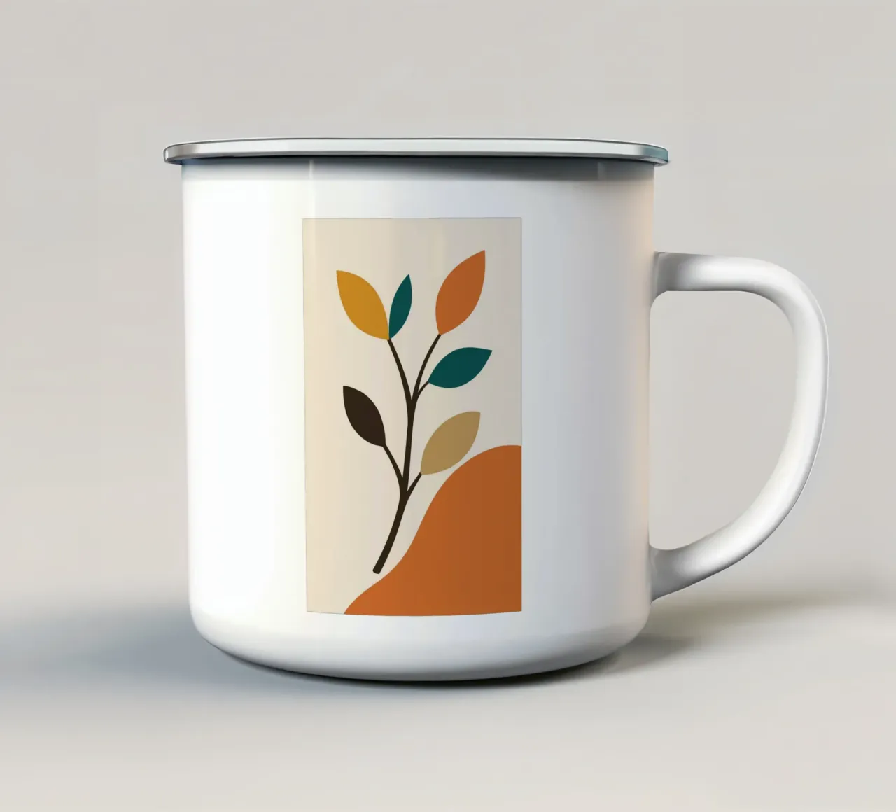 Abstract Tree Branch tazza in smalto da LisaArtes