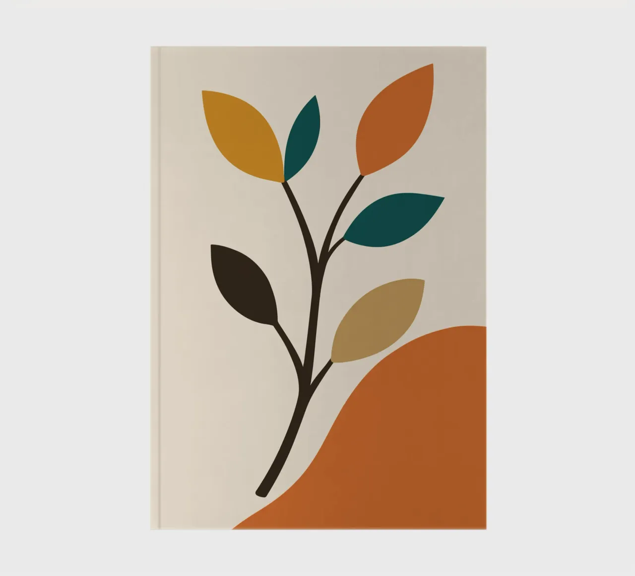 Abstract Tree Branch notebook by LisaArtes