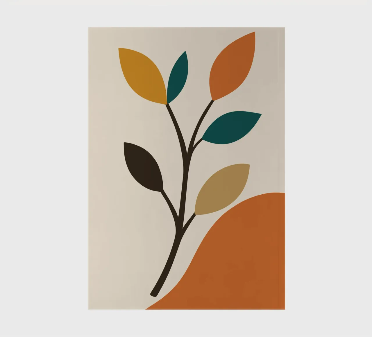 Abstract Tree Branch notebook by LisaArtes