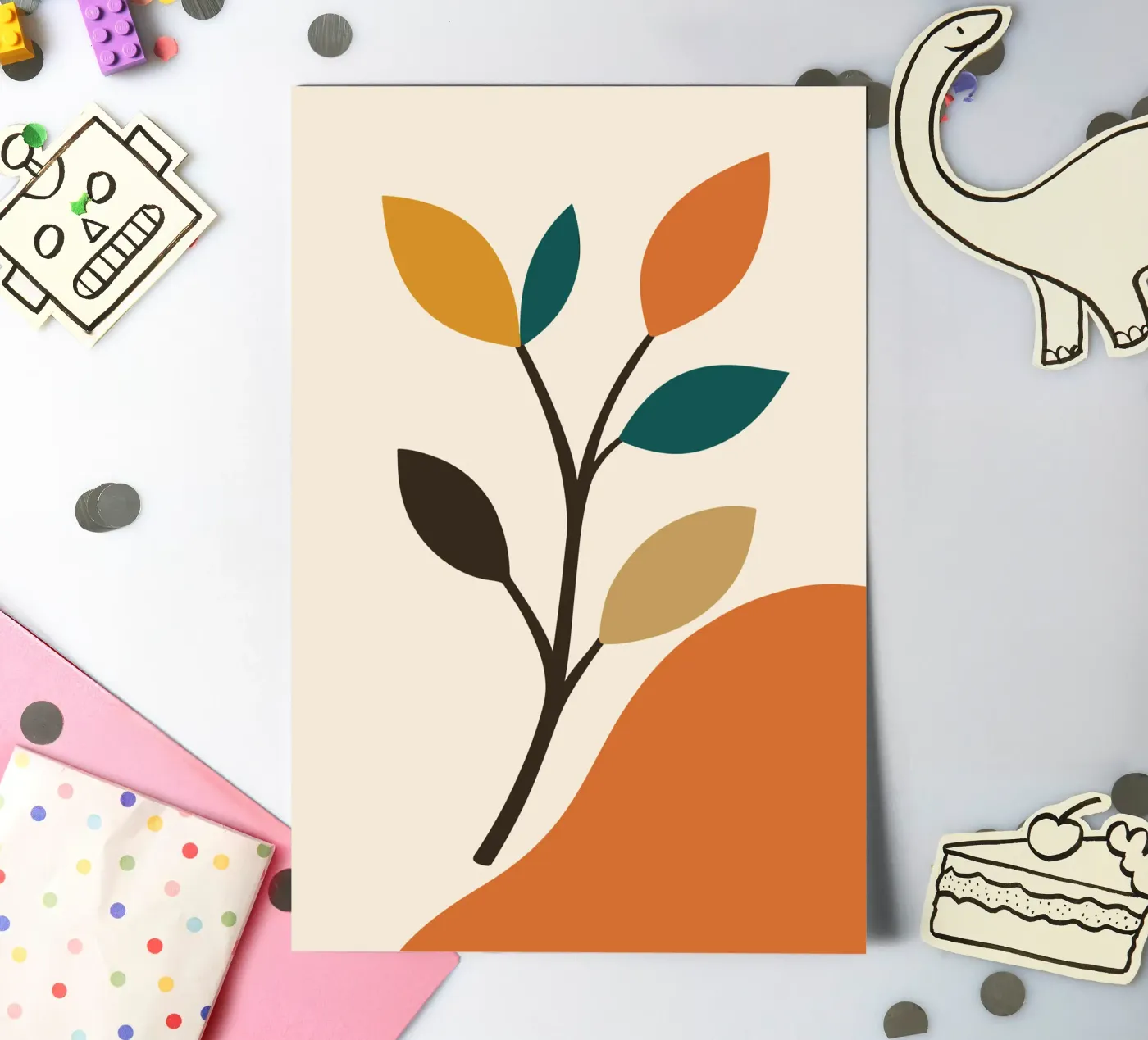 Abstract Tree Branch sticker sheet by LisaArtes