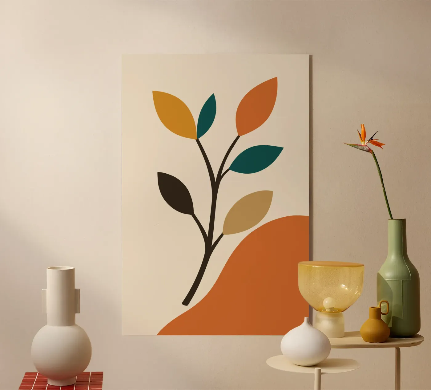 Abstract Tree Branch Acryl-Glas von LisaArtes