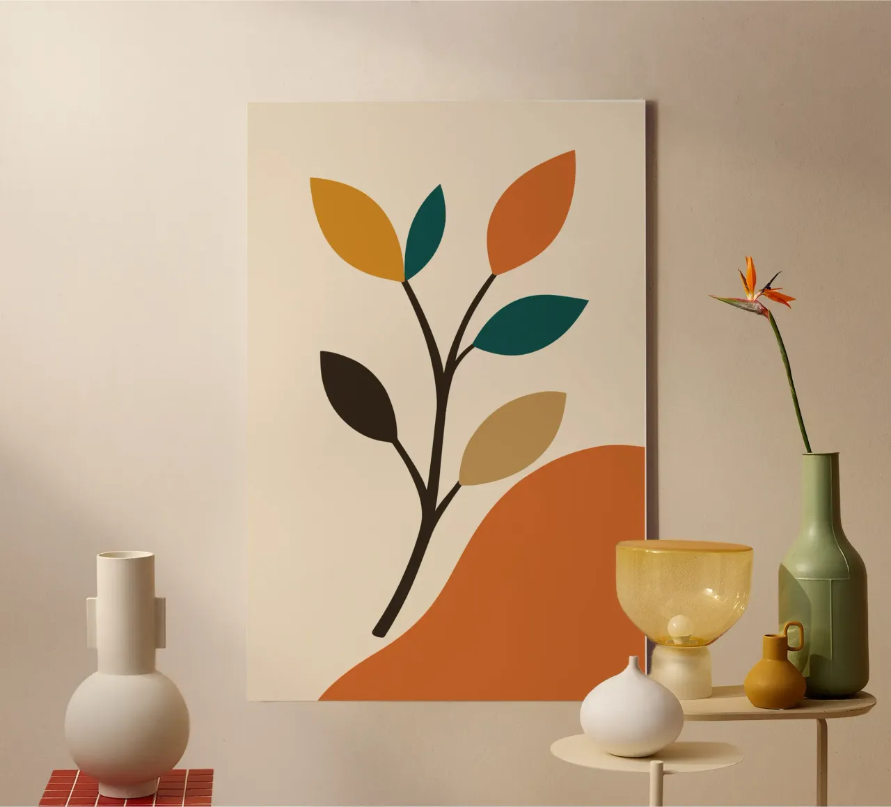 Abstract Tree Branch Leinwand von LisaArtes
