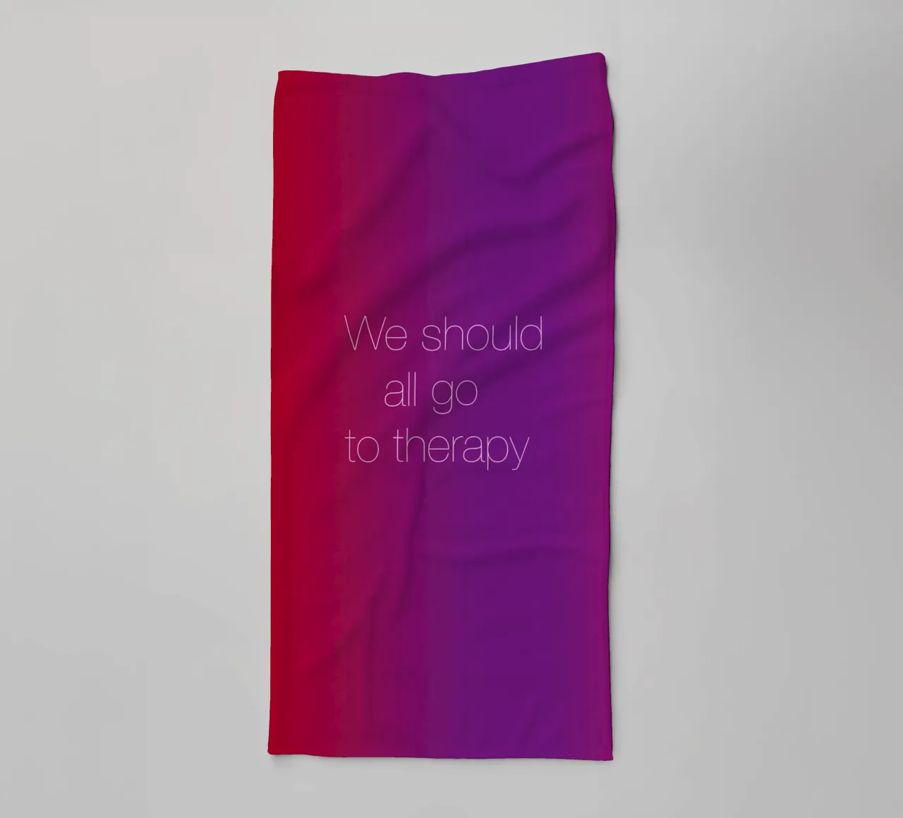 Date Idea towel by Femlouise.illustrations