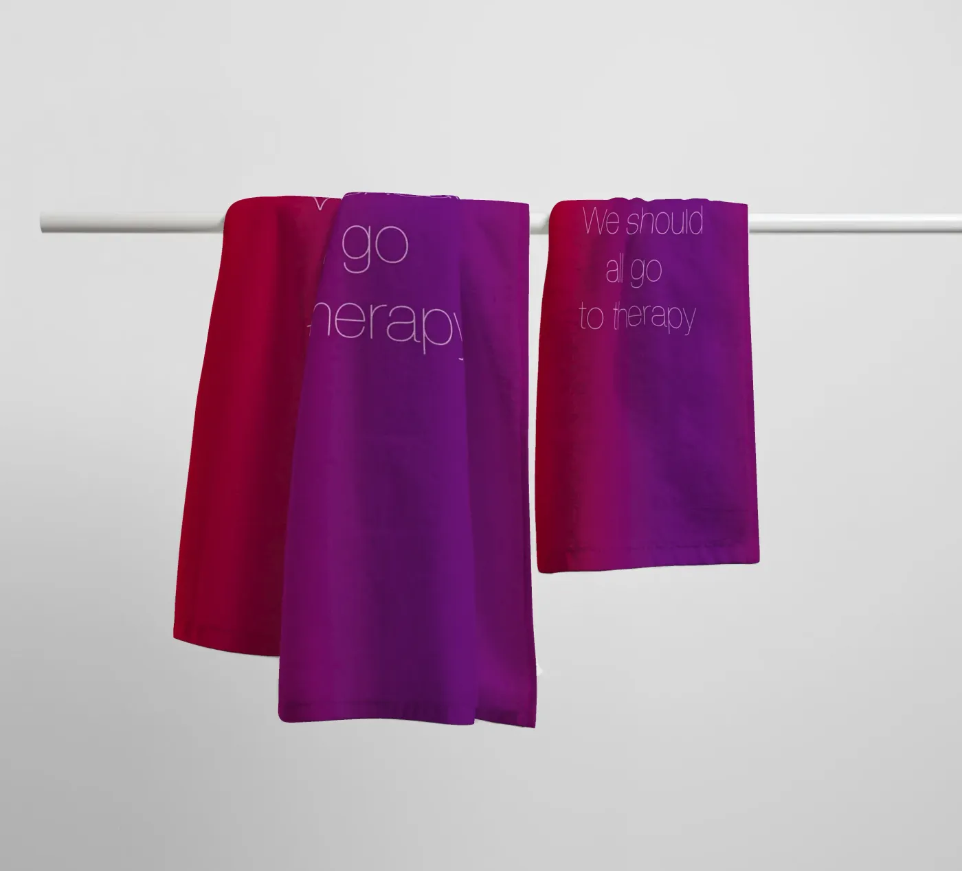 Date Idea towel by Femlouise.illustrations