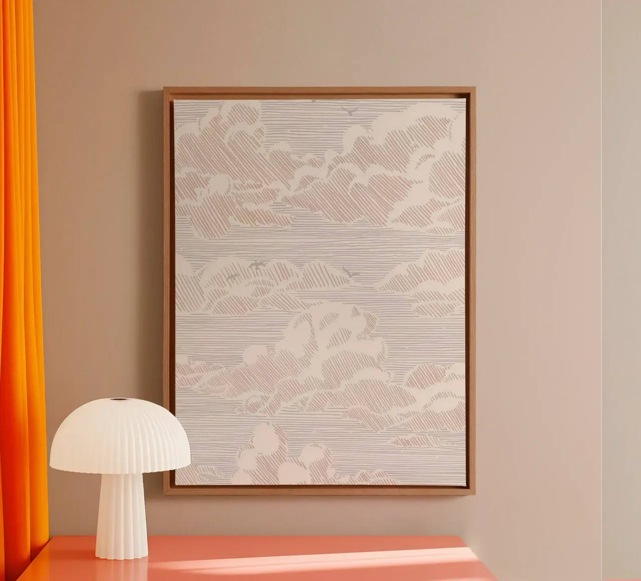 sky bound 2 toile avec Caisse américaine de Amber Hughes