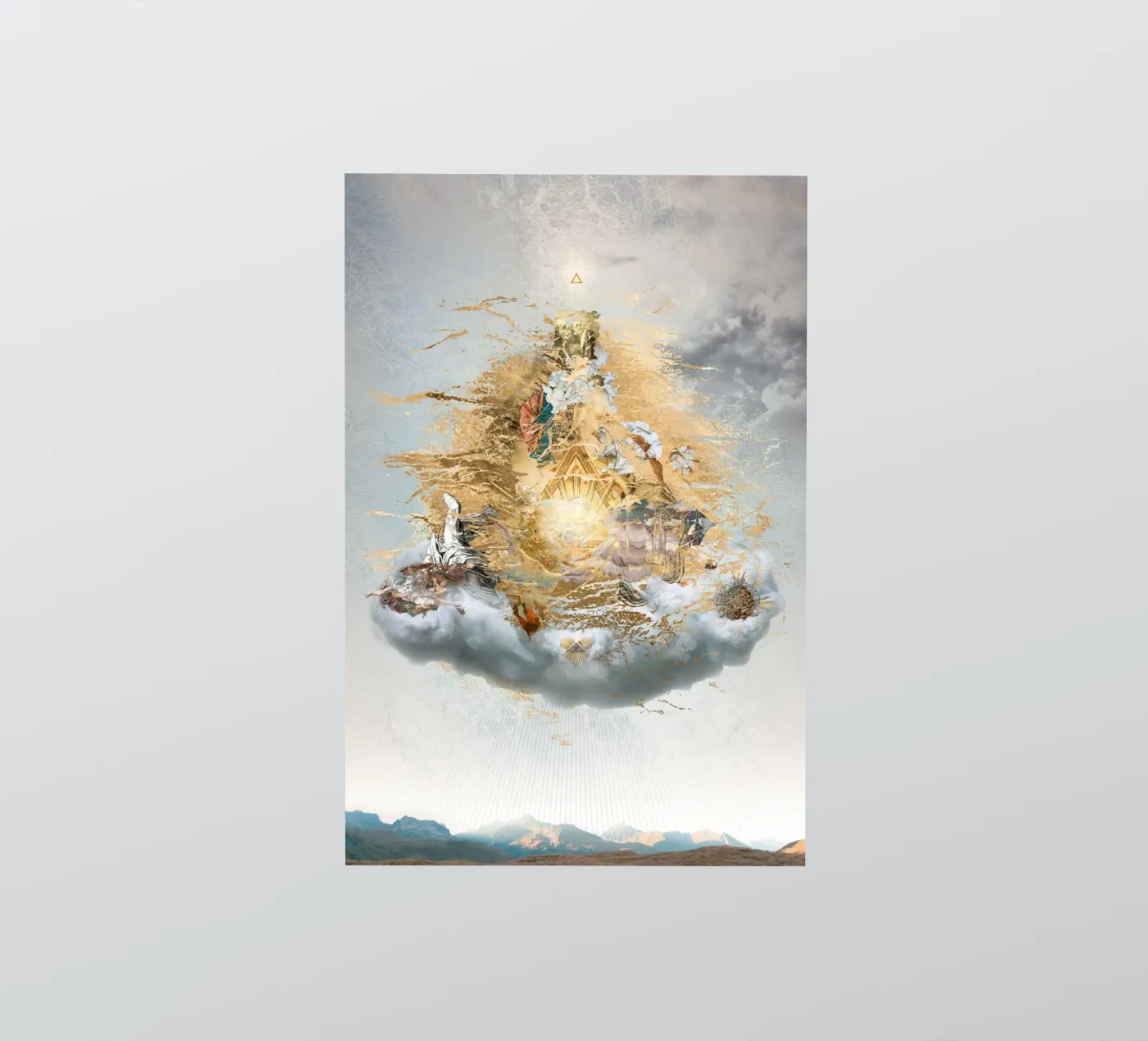 Inreprésentable autocollant de undarstellbar Christliche Poster