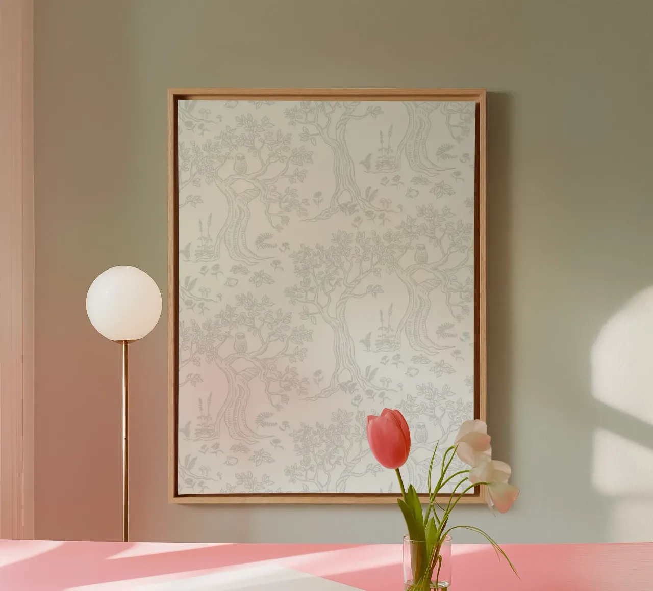 Incantato 2 tela con Cornice a cassetta da Amber Hughes