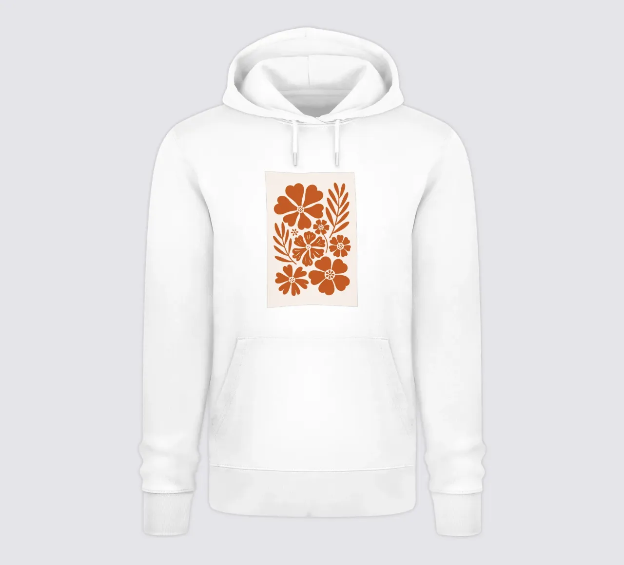 boho abstract flowers felpa con cappuccio da LisaArtes