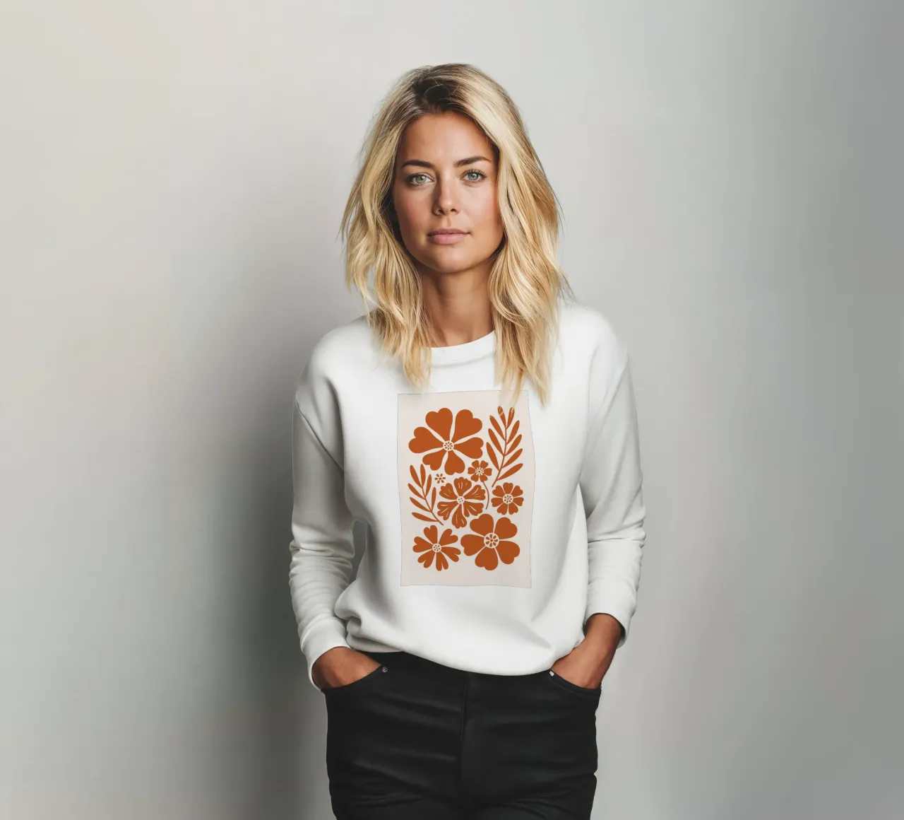 boho abstract flowers felpa da LisaArtes