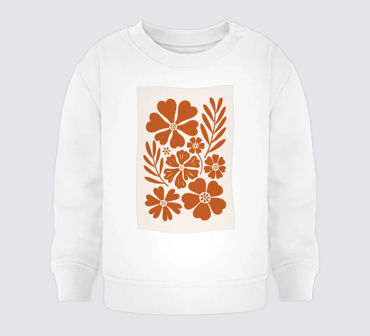 boho abstract flowers felpa neonato da LisaArtes